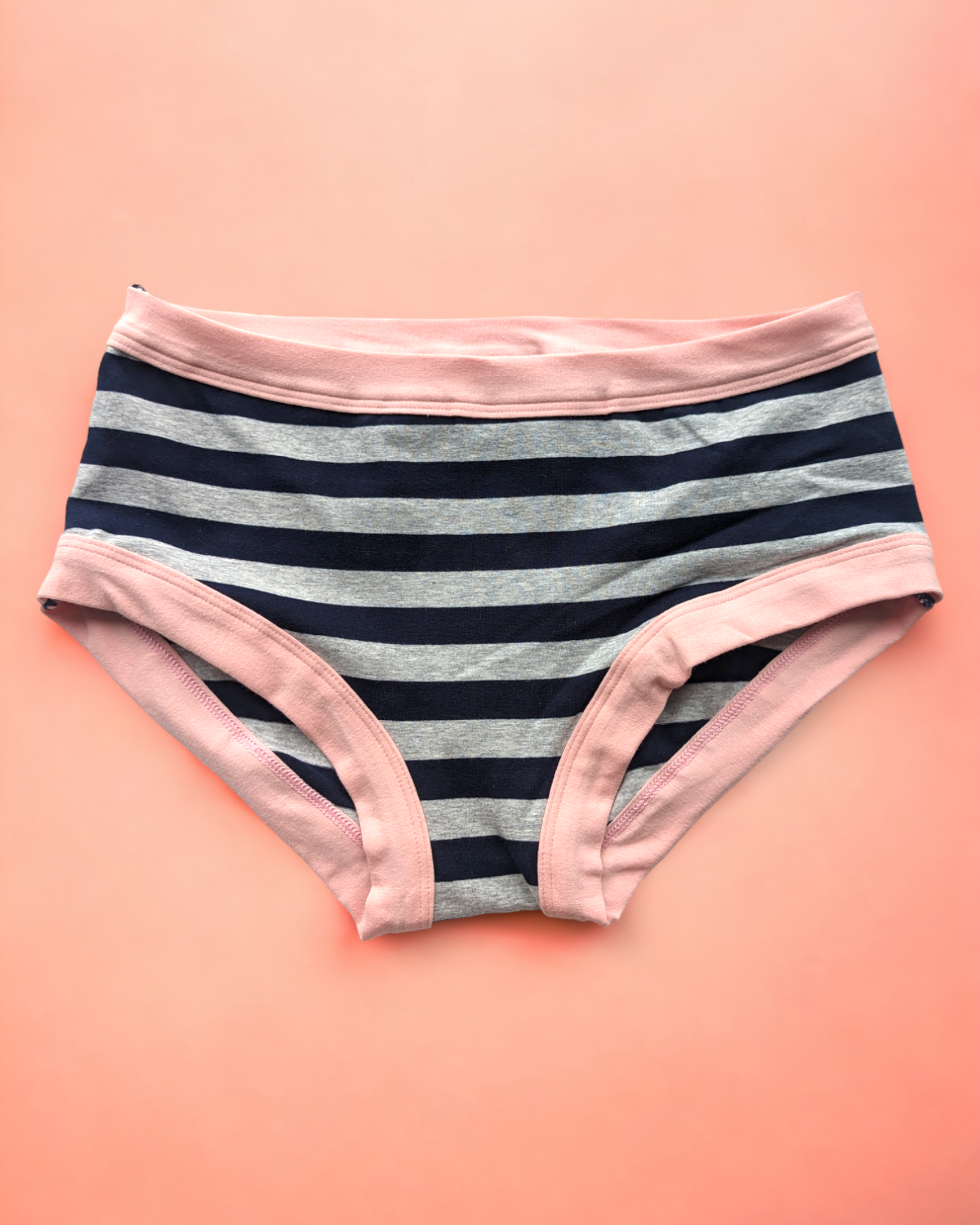 Navy and Marle Stripe