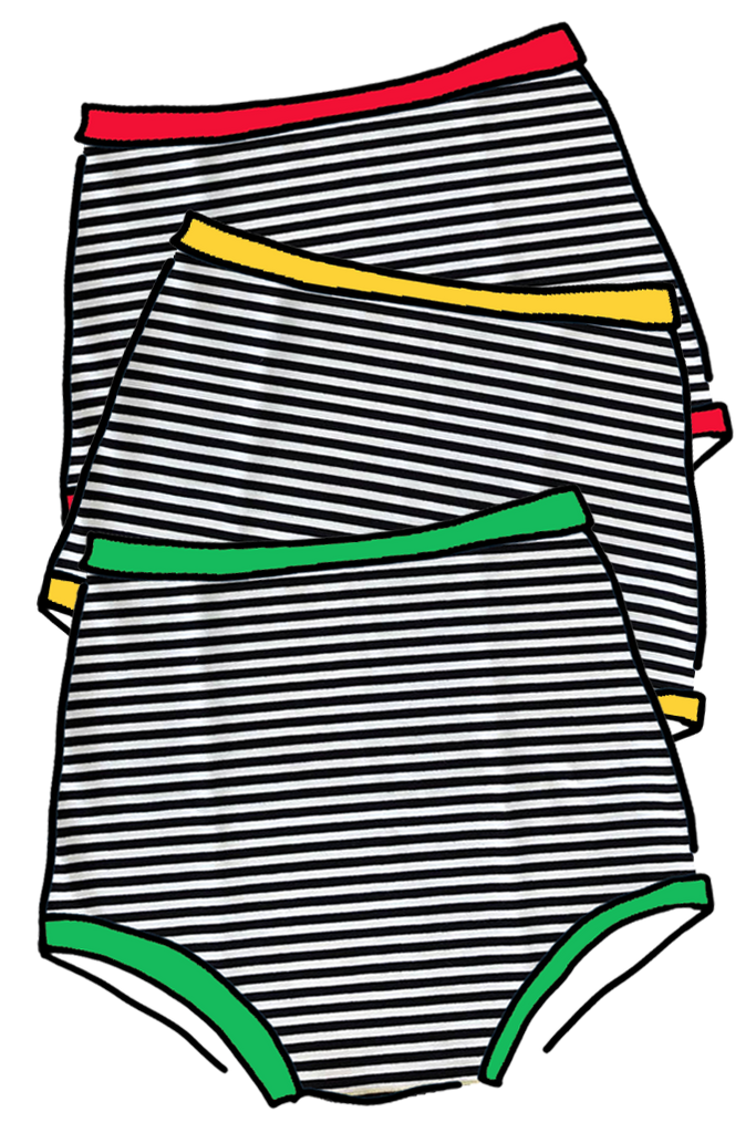 Sky Rise Pirate Stripe Trio Pack - one S, M, L & XL