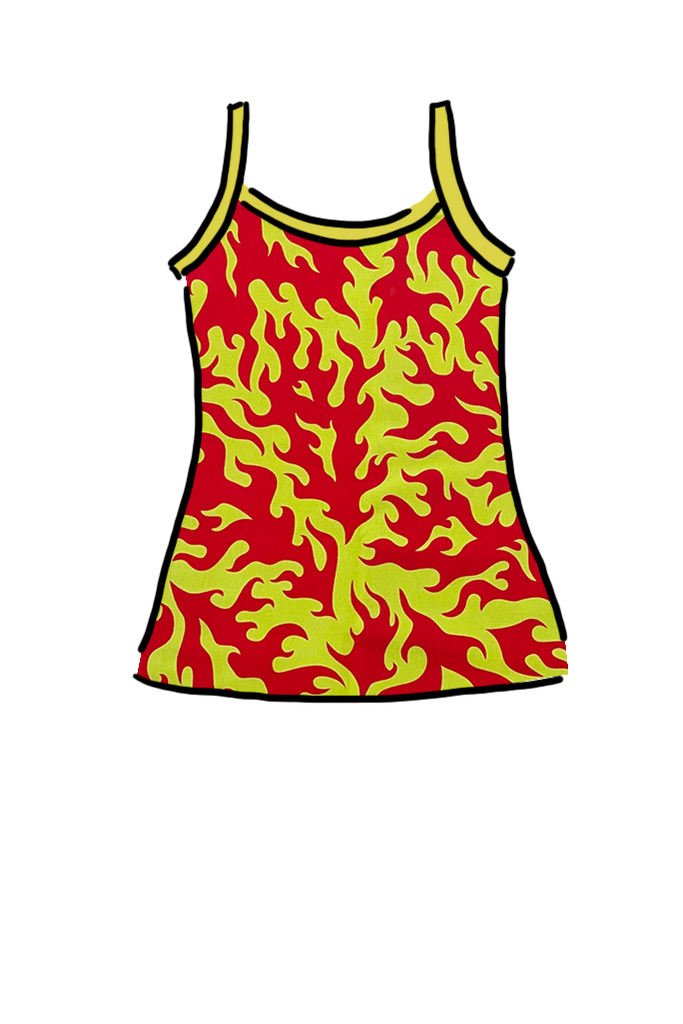 Cami Top Flames