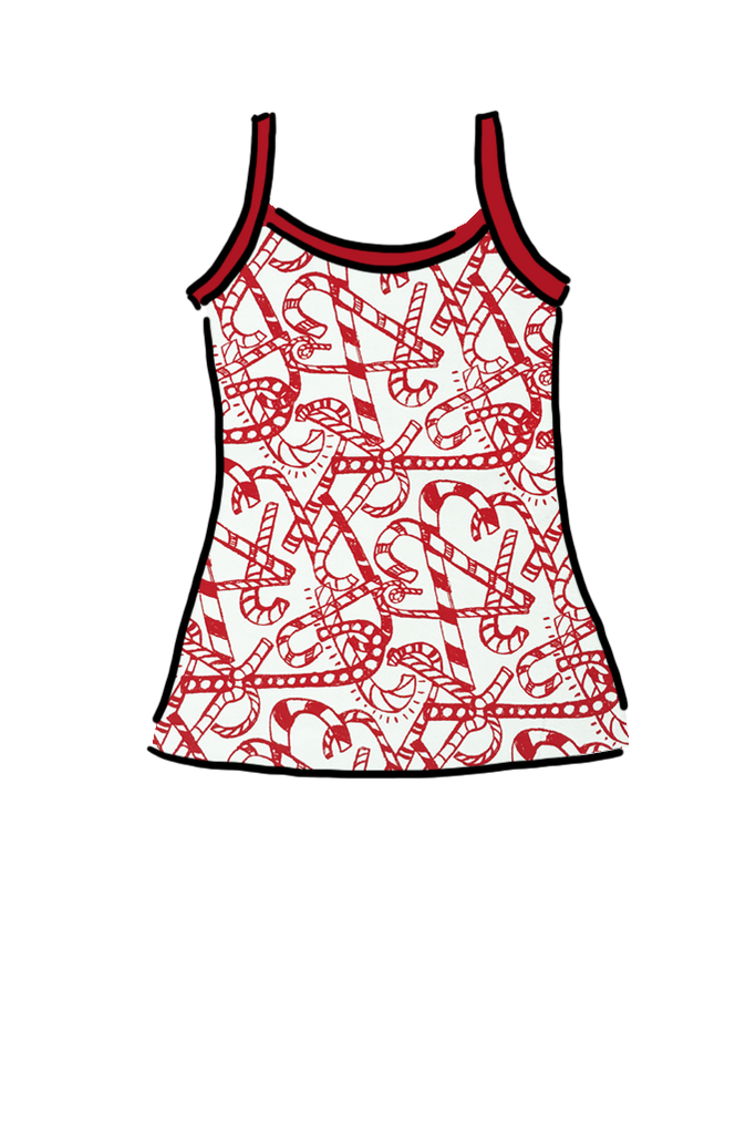 Cami Top Candy Canes