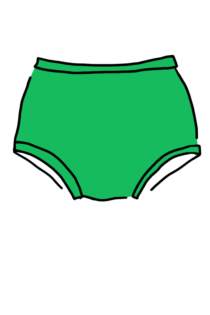 Green underpants 2024
