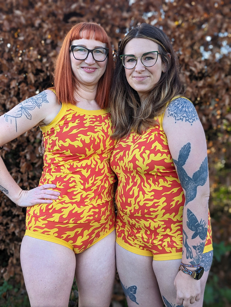 Cami Top Flames