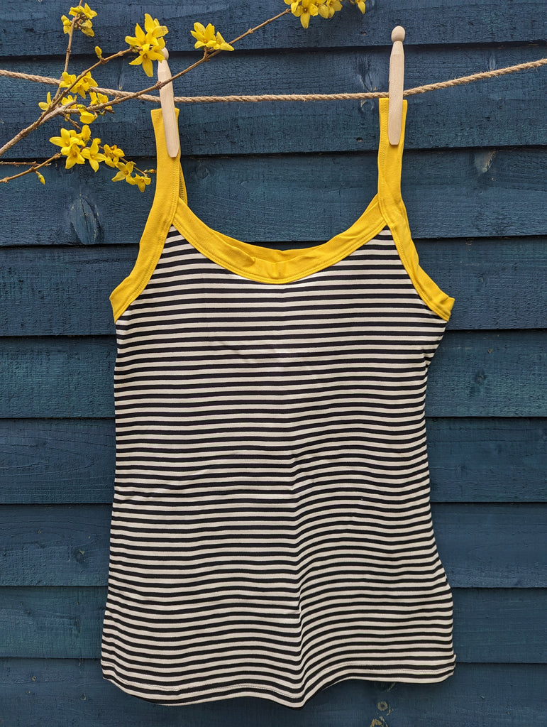 Cami Top Yellow Pirate Stripe