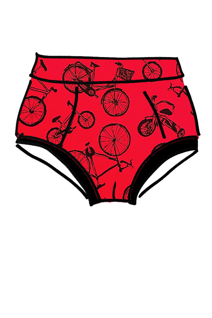 Brief Red Bicycles