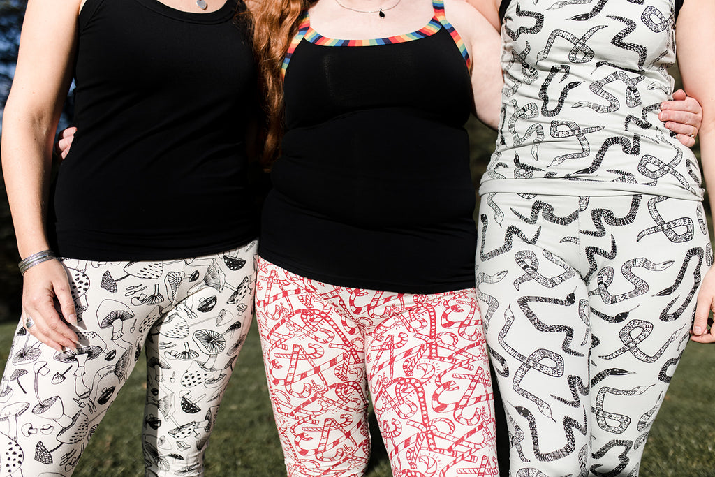Leggings Candy Canes