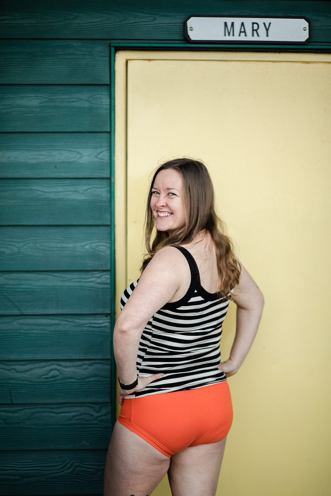 Hipster Plain Tangerine - one large - Thunderpants UK