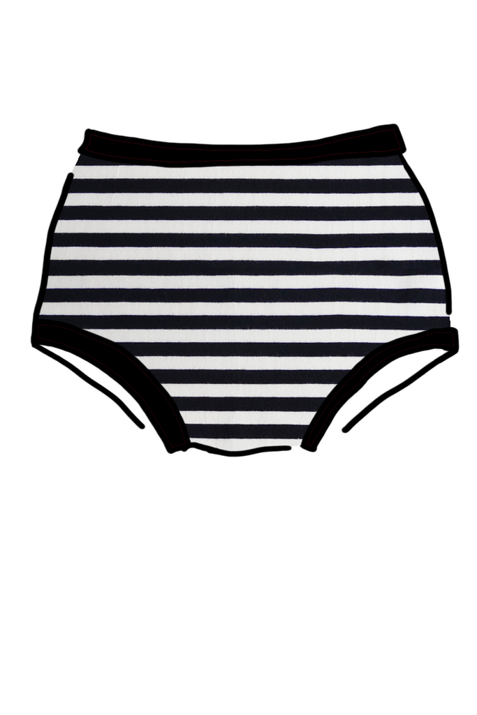 Seconds Original Black and Vanilla Stripe - large
