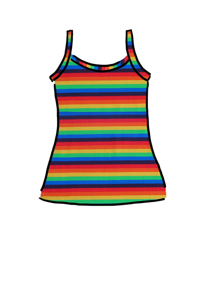 Seconds Cami Top Rainbow - large