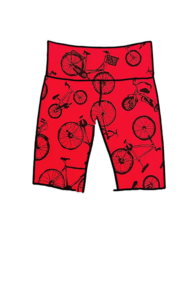 Shorts Red Bicycles